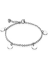 lovely teeny round dangle baby anklet       